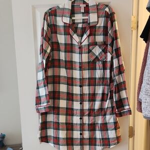 Wondershop Red and Green Plaid Sleepwear